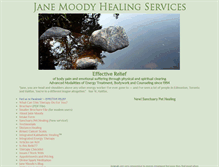 Tablet Screenshot of janemoody.ca